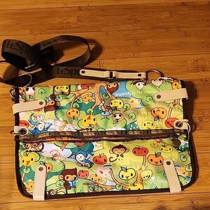 Lesportsac Tokidoki Green Crossbody Bag